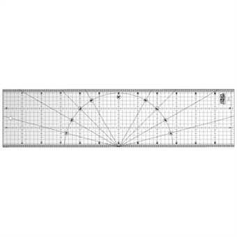 OLFA Quilt frostad acryl linjal MQR 15x60 cm
