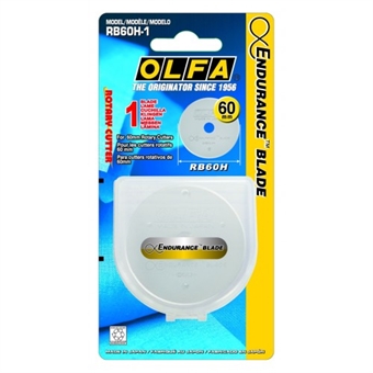 OLFA ENDURANCE Knivblad 60 mm 1-pack RB60H-1 MYCKET HØG KVALITÉ