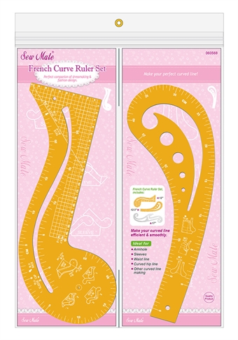 Sew Mate French curve linjalar 3 st i varje set