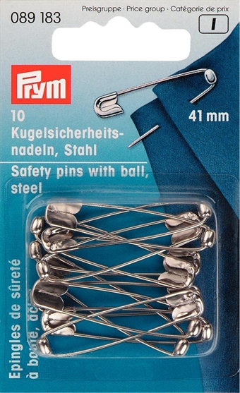 PRYM - Sækerhetsnål med kula 41 mm