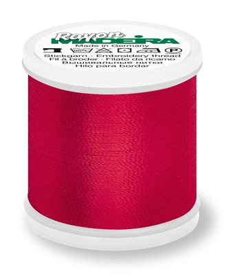 MADEIRA RAYON 40 200M - true red