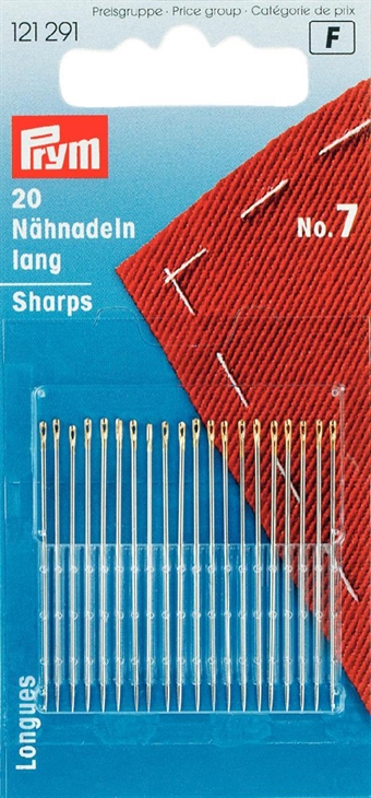 PRYM - Hand synåler No.7 sharps 0,70x38 mm 20 st
