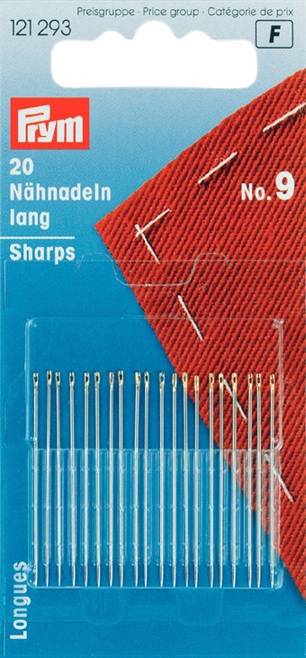 PRYM - Synåler 0,60 X 34 mm No.9 sharps 20 st