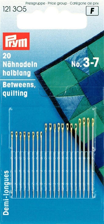 PRYM - Handsy nåler blanda no.3-7, med Guld øga 20 st
