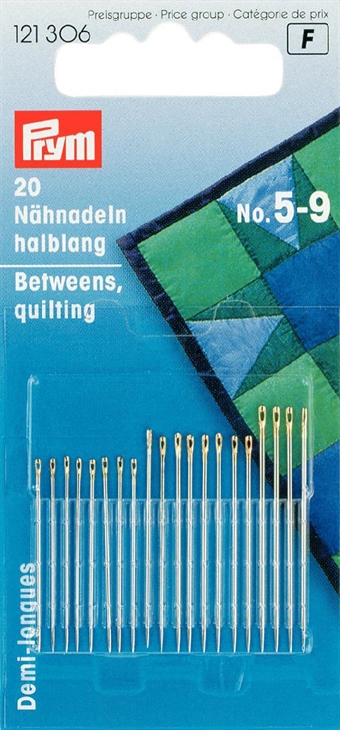PRYM - Handsy nåler blanda no.5-9 med Guld øga 20 st