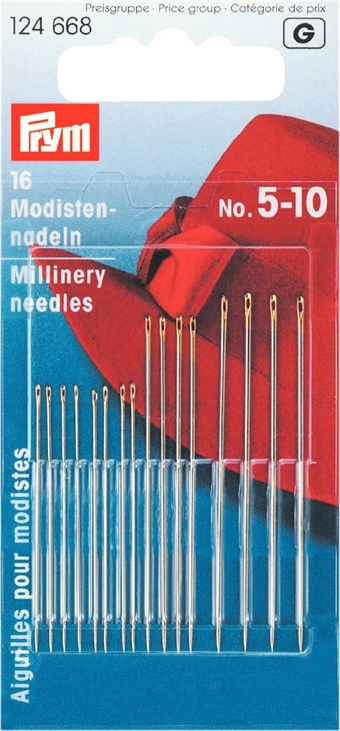 PRYM - Modistnålar no. 5-10 16st