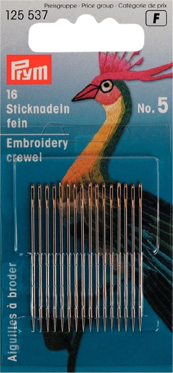 PRYM - Fina brodernålar No. 5 16 st