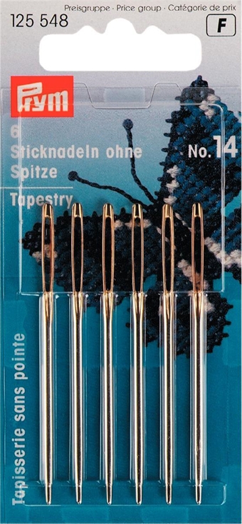 PRYM - Tapisseri / Brodernålar trubbig spets No.14 60x1,90mm