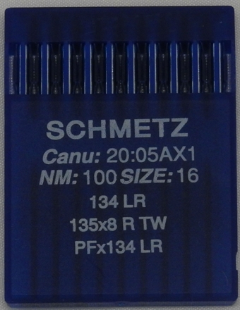 Schmetz nål 134 LR læder 100/16 10-pack 135x8 R