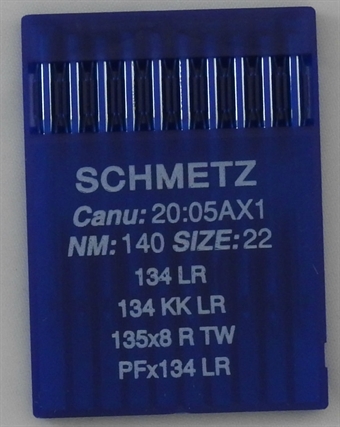 Schmetz nål 134 LR læder 140/22 10-pack 135x8 R