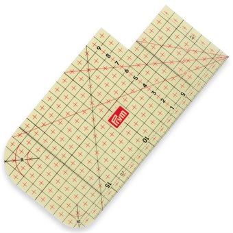 Prym - Ironing ruler, transparent, 20 x 10 cm
