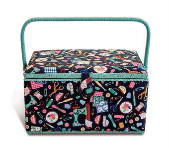 PRYM - Sykorg Sewing basket XL Needle&Thread 38,5x26x21
