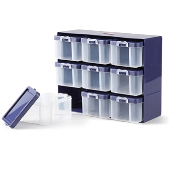 PRYM - 9 Sorterings boksar 27 x 12 x 21 cm