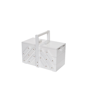 PRYM - Sykorg MEDIUM VIT TRÆ 36x19x28 cm