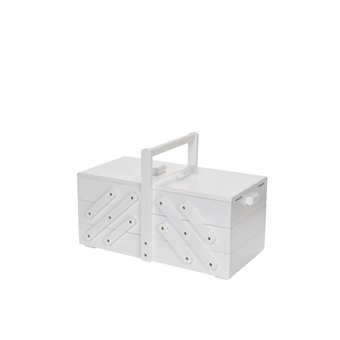 PRYM - Sykorg LARGE VIT TRÆ 45x23x28 cm