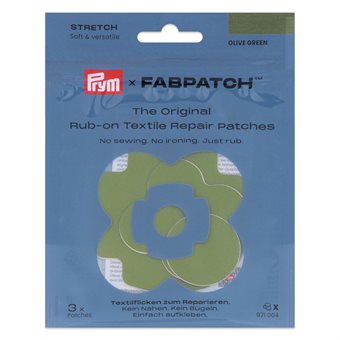 Prym Rub-on Patch Stretch Olive Green 3 pcs