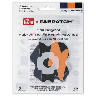 Prym Rub-on Patch Stretch Design Lightning, Cloud 3 st - 8x5 cm, 4x7,5 cm, 7x7 cm