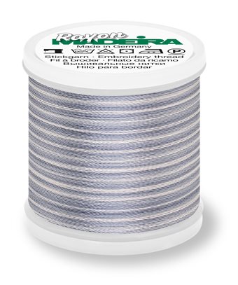 MADEIRA RAYON Ombré 40 200M - grey silvers