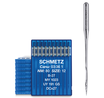 Schmetz nål B-27 80/12, MY 1023, UY 191 GS, DCx27 10-pack