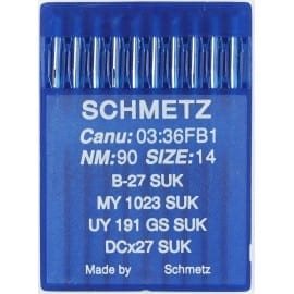 Schmetz nål B-27 SUK JERSEY 90/14, MY 1023, UY 191 GS, DCx27 10-pack