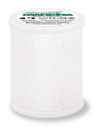 MADEIRA Glamour No.12 200M Broderi & Quilting Metallic - prism snow white