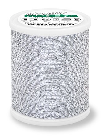MADEIRA Glamour No.12 200M Broderi & Quilting Metallic - platinium