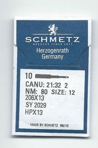 Schmetz 80/12 206x13 SY2029 HPx13 - Passar bland annat SINGER 319K & 320K