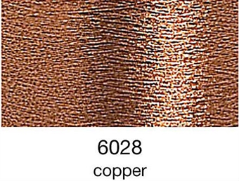 MADEIRA Heavy Metal 50% Polyester/50% Metalliserad Polycester. 6028 Copper, 200M
