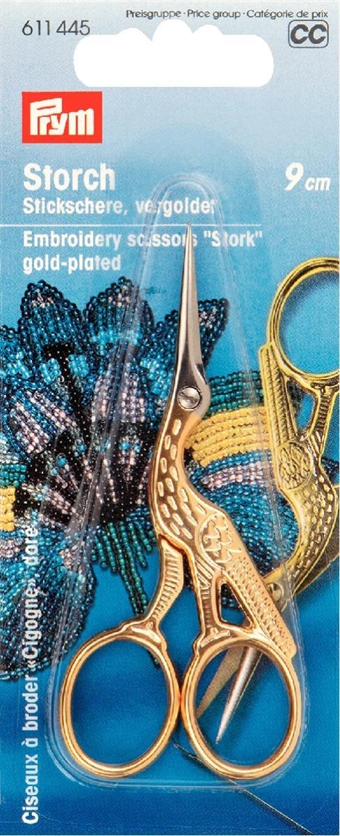 PRYM - Broderi saks Stork 3,5 " - 9 cm