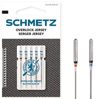 Schmetz ELx705 SUK CF jersey Cromad 80-90 2x80, 3x90 5-pack (2022)