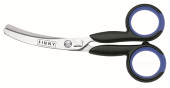 FINNY 5,0" / 13 cm bøjda blad, rund spets for att undvika skador