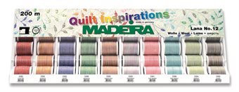 D Madeira - Dispaly Lana 12 10 Multifærgade 50 spolar 200M