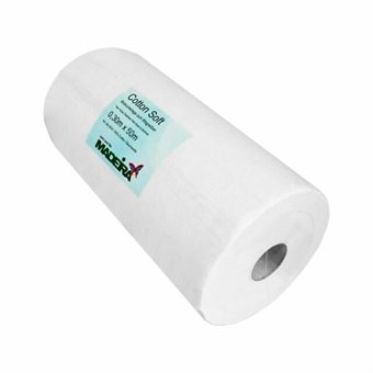 MADEIRA Tear Away Stabilizer Cotton Soft White - Mellomlegg Mjuk, Riva av, - VIT 30 cm - 50 M 100% Bomull,