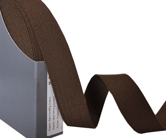 PRYM - Elastiskt starkt resårband 25mm, 10M BRUN