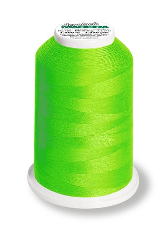 MADEIRA Overlocks tråd AEROLOCK No.125 1200m NEON GREEN