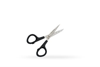 Premax saks 5" / 12,5 cm, Saks med linjal i cm graverad på innerbladet.
