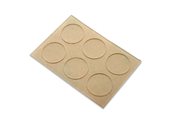Antiglid tassar til linjal 24-pack