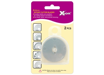 Knivblad Standard Rotary 45mm 2-PACK