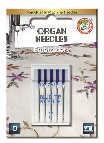 Organ Needle blue tip broderi