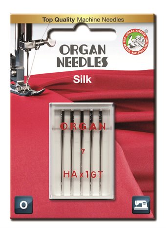 Organ Needle Silk 55 HA X 1 GT 5-pack