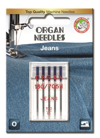 Organ Needle Jeans 100/16 5-pack