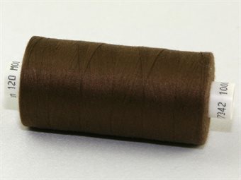 Coats Moon TKT 120 1000YDS (914M)Mørk brun 10-pack