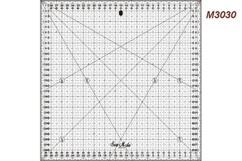Sew Mate Quilting linjal 30 x 30 cm