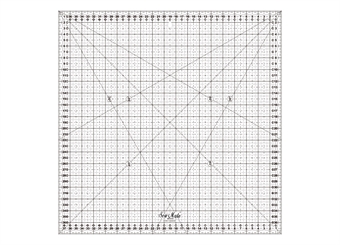 Sew Mate Quilting linjal 38 x 38 cm
