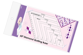 Sew Mate 60 °Diamond Quilting Linjal