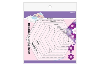 Sew Mate Hexagon Quilting Linjal