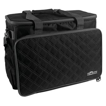 Phønix Symakinssvæska SVART Quild Design L46xH34x25 cm (innermått L42xH30xD21)
