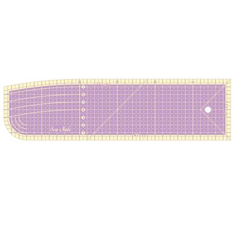 Sew Mate Ironing Ruler, 8x30cm Linjal Strykningsbar