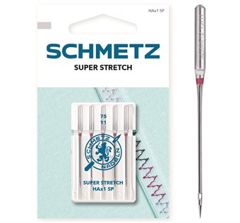 Schmetz super stretchnål HAx1 SP, 15x1 75/11 5-pack