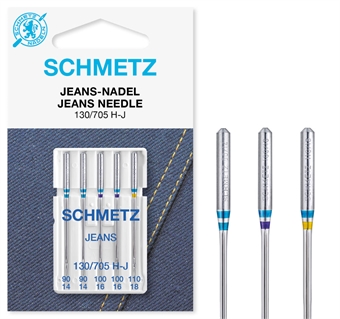 Schmetz 719117 jeans 130/705 H-J 90-110 2x90, 2x100, 1x110 5-pack